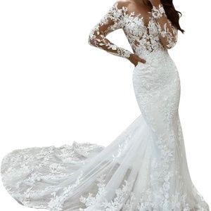 Wedding Dress - Trumpet/Mermaid Style